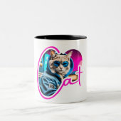 Das Leben ist besser mit Katzen Tasse Wrap Katze l (Mittel)