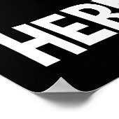 Das Leben ist besser mit Kräutern Poster (Ecke)