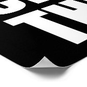 Das Leben ist besser mit kritischem Denken Poster (Ecke)