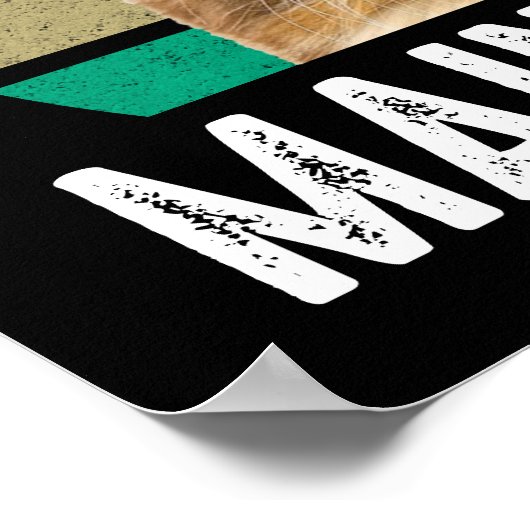 Das Leben ist besser mit Maincoons Poster (Ecke)