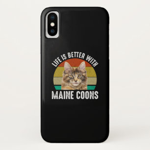 Das Leben ist besser mit Maine Coons Case-Mate iPhone Hülle