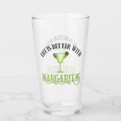 Das Leben ist besser mit Margaritas Glas (Vorderseite)