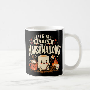 Das Leben ist besser mit Marshmallows Kaffeetasse