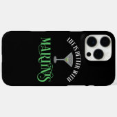 Das Leben ist besser mit Martinis Case-Mate iPhone Hülle (Rückseite (Horizontal))