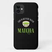 Das Leben ist besser mit Matcha Case-Mate iPhone Hülle (Rückseite)