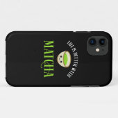 Das Leben ist besser mit Matcha Case-Mate iPhone Hülle (Rückseite (Horizontal))