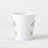 Das Leben ist besser mit Matcha Milchtasse (Vorderseite)