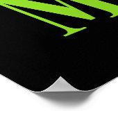 Das Leben ist besser mit Matcha Poster (Ecke)