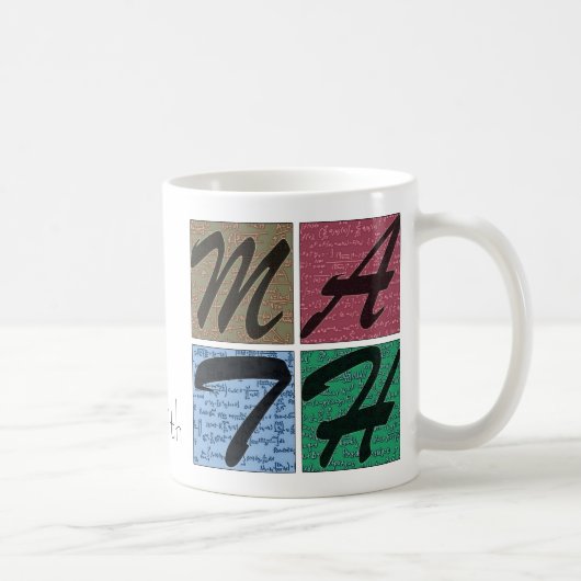 Das Leben ist besser mit Mathematik Kaffeetasse (Rechts)