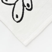 Das Leben ist besser mit meinen Mädchen Fleecedecke (Ecke)