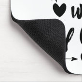 Das Leben ist besser mit meinen Mädchen Mousepad (Ecke)