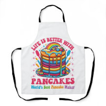 Das Leben ist besser mit Pancakes Frühstück Tag