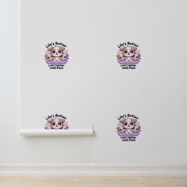 Das Leben ist besser mit Paws Puppy Niedlich Dog D Tapete