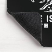 Das Leben ist besser mit Pferden, die Niedlich rei Mousepad (Ecke)