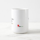 Das Leben ist besser mit Pfoten Kaffeetasse (Mittel)