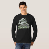 Das Leben ist besser mit Poodle T-Shirt (Vorne ganz)