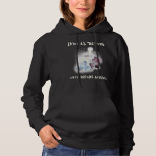 Das Leben ist besser mit Poodles um Poodle Lover Hoodie