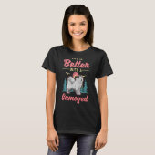 Das Leben ist besser mit Samoyed T-Shirt (Vorne ganz)