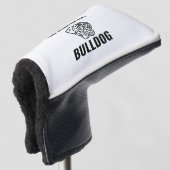 Das Leben ist besser mit Stierhunden und lustigen Golf Headcover (3/4 Vorderseite)