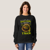 das leben ist besser mit tacos sweatshirt (Vorne ganz)