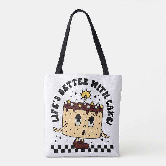 Das Leben ist besser mit Tasche (Rückseite)