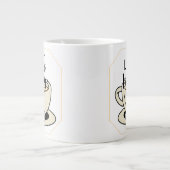 Das Leben ist besser mit Tee Jumbo-Tasse (Vorderseite)