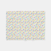 Das Leben ist besser mit Tulips - Farbiges Muster Fleecedecke (Vorderseite (Horizontal))