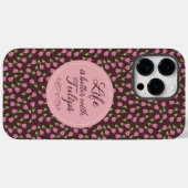 Das Leben ist besser mit Tulips - Muster Case-Mate iPhone Hülle (Rückseite (Horizontal))