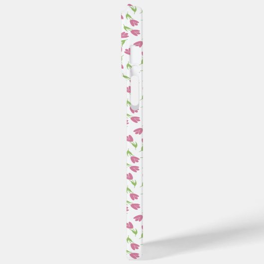 Das Leben ist besser mit Tulips - Muster Case-Mate iPhone Hülle (Rückseite / Links)