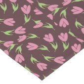 Das Leben ist besser mit Tulips - Muster Kurzer Tischläufer (Ecke)