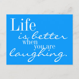 Das Leben ist besser Postkarte