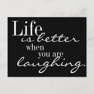 Das Leben ist besser Postkarte