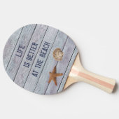 Das Leben ist besser Tischtennis Schläger (Seitenansicht)