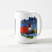 Das Leben ist besser um das Campfeuer herum Kaffeetasse (VorderseiteRechts)