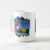 Das Leben ist besser um das Campfeuer herum Kaffeetasse (Vorderseite Links)