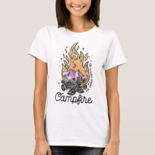 Das Leben ist besser um das Campfeuer herum T-Shirt