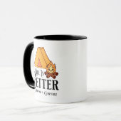 Das Leben ist besser um ein Campfeuer herum Tasse (Vorderseite Links)