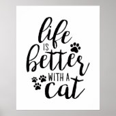 Das Leben ist besser, wenn ein Hund ein Hund Zielv Poster (Vorne)