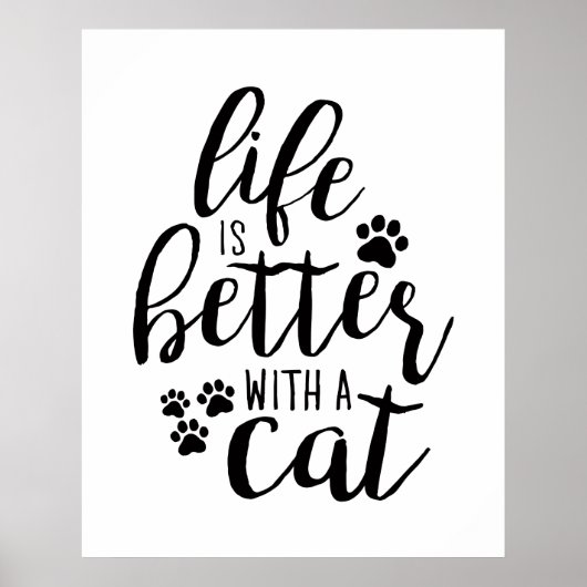 Das Leben ist besser, wenn ein Hund ein Hund Zielv Poster (Vorne)