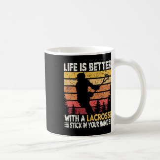 Das Leben ist besser, wenn es lange um einen Lacro Kaffeetasse