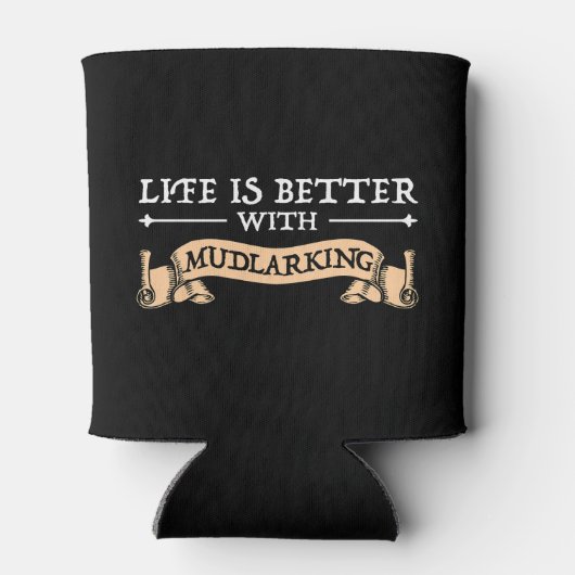 Das Leben ist besser, wenn man betäubt. Dosenkühler (Rückseite)