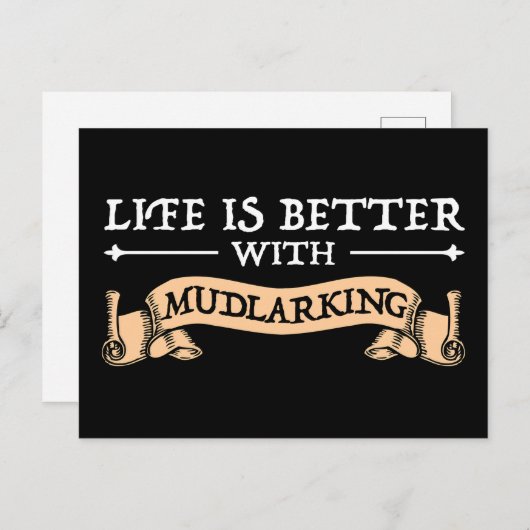 Das Leben ist besser, wenn man betäubt. Postkarte (Vorne/Hinten)