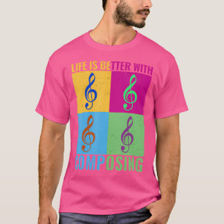Das Leben ist besser, wenn man ein farbenfrohes kl T-Shirt