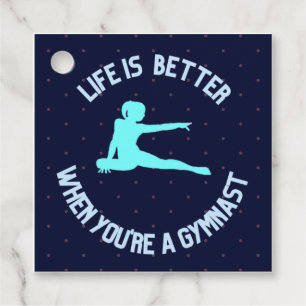 Das Leben ist besser, wenn man ein Gymnast ist Geschenkanhänger
