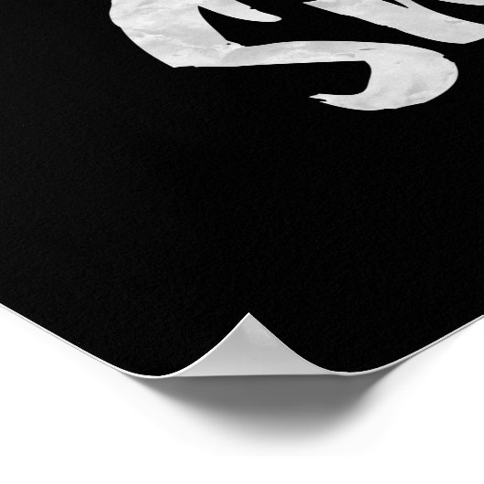 Das Leben ist besser, wenn man lächelt - inspirier Poster (Ecke)