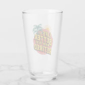 Das Leben ist besser, wenn man müde ist Glas (Rückseite)