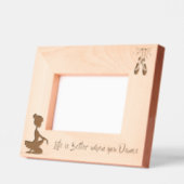 Das Leben ist besser, wenn man tanzt Geätzte Rahmen (Links)