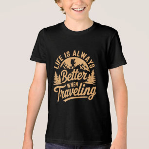 Das Leben ist besser, wenn Sie reisen.pnng Tri-Blend Shirt