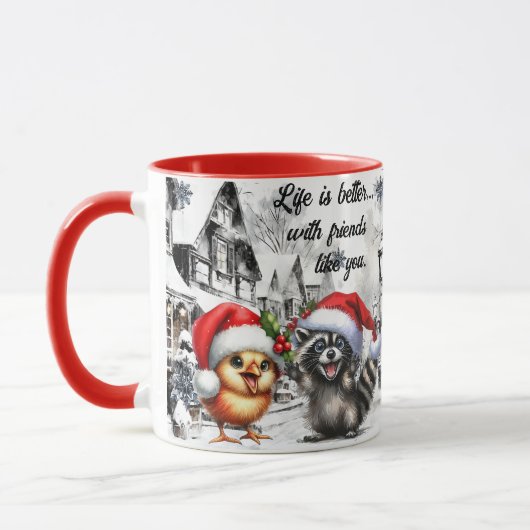 Das Leben ist besser WIth Friends like You Tasse (Links)