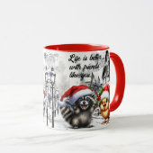 Das Leben ist besser WIth Friends like You Tasse (VorderseiteRechts)